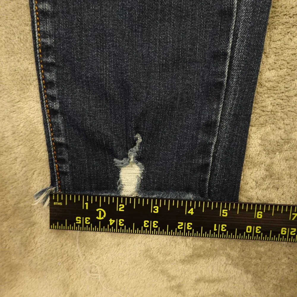 KanCan‎ Karlee High Rise Ankle Skinny Jeans Women’s 5/26 Distressed Dark Wash
